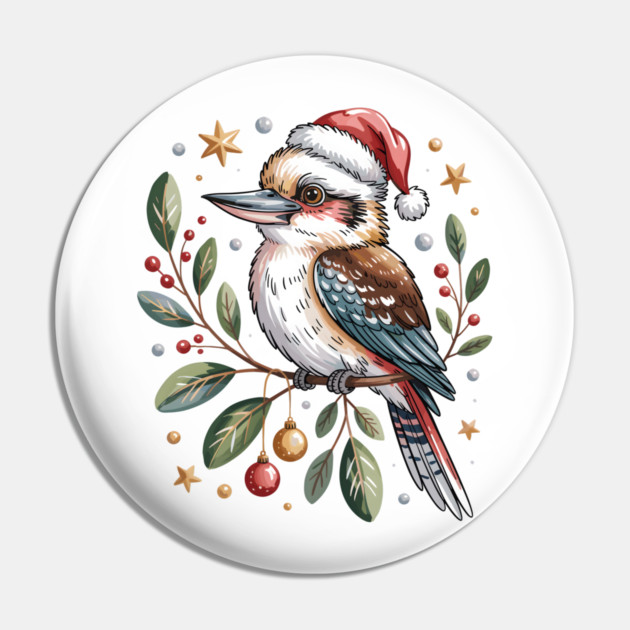 Xmas-Kookaburra Pin by JessArty