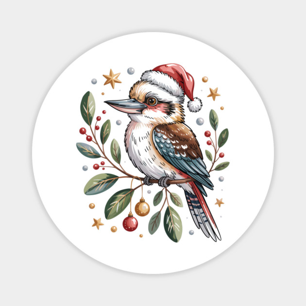 Xmas-Kookaburra Magnet by JessArty
