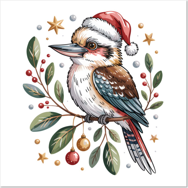 Xmas-Kookaburra Wall Art by JessArty