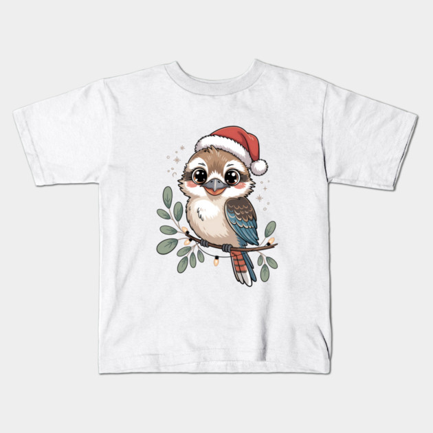 Xmas-Kookaburra Kids T-Shirt by JessArty
