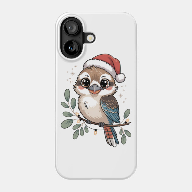 Xmas-Kookaburra Phone Case by JessArty