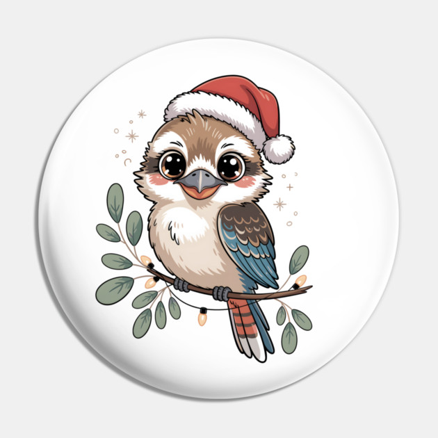 Xmas-Kookaburra Pin by JessArty