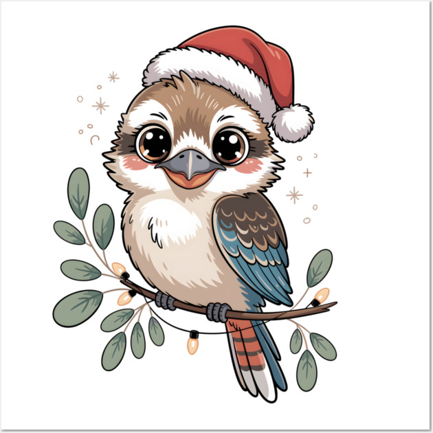 Xmas-Kookaburra Wall Art by JessArty