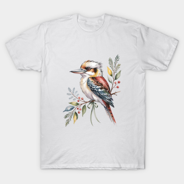 Xmas-Kookaburra T-Shirt by JessArty