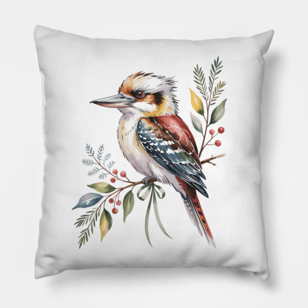 Xmas-Kookaburra Pillow by JessArty