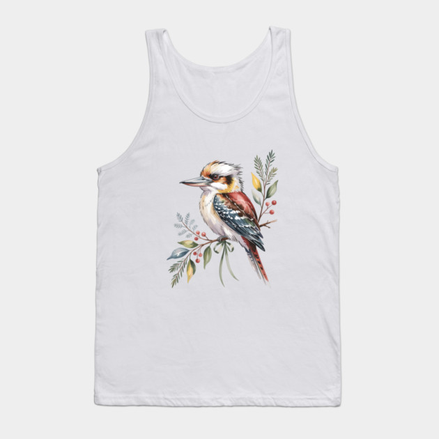 Xmas-Kookaburra Tank Top by JessArty