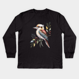 Xmas-Kookaburra Kids Long Sleeve T-Shirt