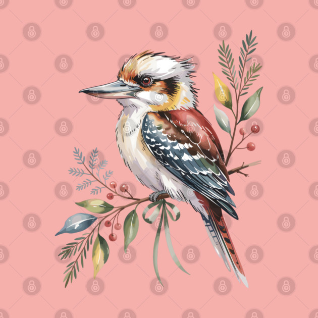 Xmas-Kookaburra by JessArty