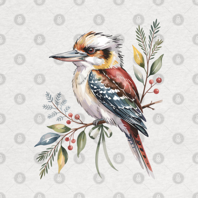 Xmas-Kookaburra by JessArty