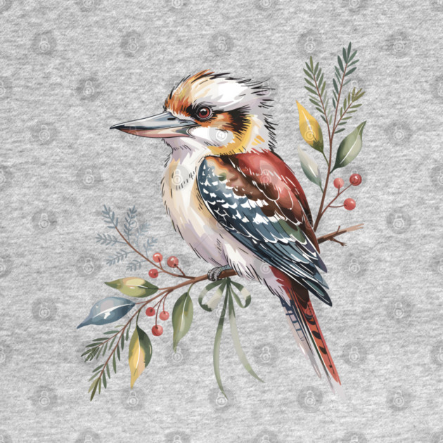 Xmas-Kookaburra by JessArty