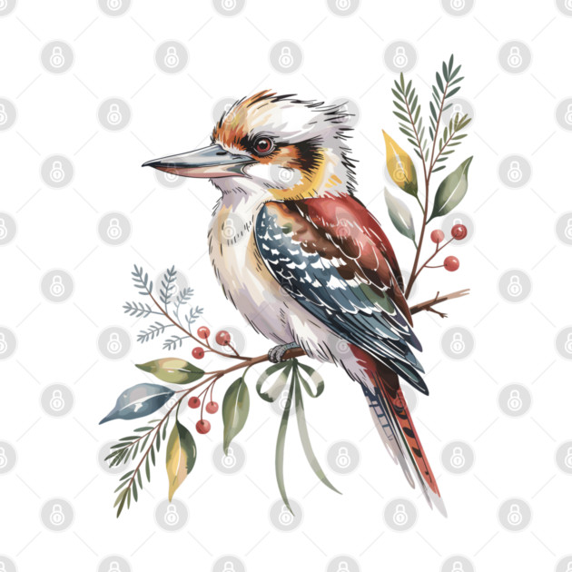 Xmas-Kookaburra by JessArty