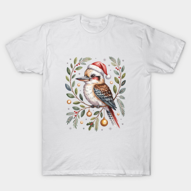 Xmas-Kookaburra T-Shirt by JessArty