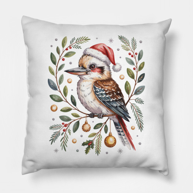 Xmas-Kookaburra Pillow by JessArty