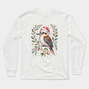 Xmas-Kookaburra Long Sleeve T-Shirt