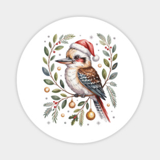 Xmas-Kookaburra Magnet