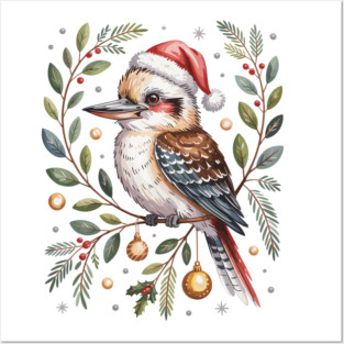 Xmas-Kookaburra Posters and Art