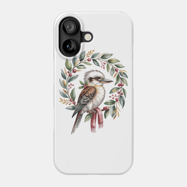 Xmas-Kookaburra Phone Case by JessArty