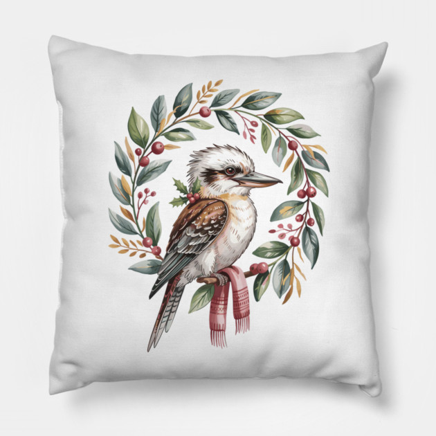Xmas-Kookaburra Pillow by JessArty