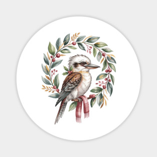Xmas-Kookaburra Magnet