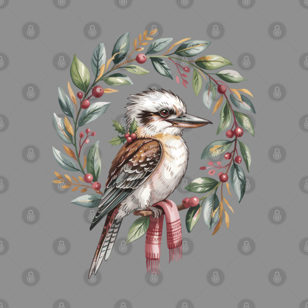 Xmas-Kookaburra by JessArty