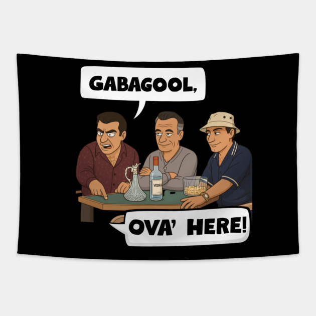 Gabagool Tapestry by Low Life Shirts