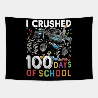 100-Days-Of-School Tapestry