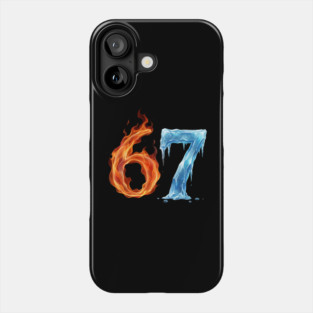 67 Birthday Age, for the Sixty Seven Years Old Phone Case