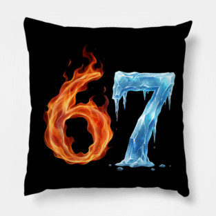 67 Birthday Age, for the Sixty Seven Years Old Pillow