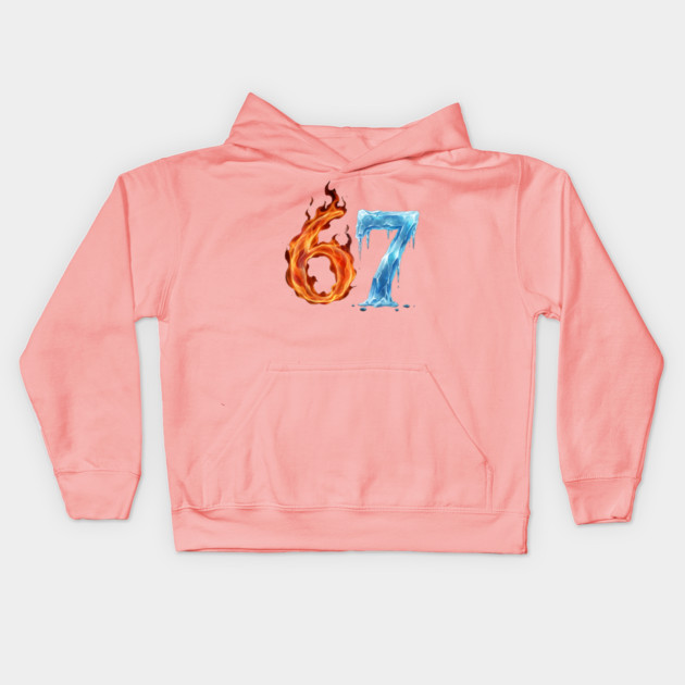 67 Birthday Age, for the Sixty Seven Years Old Kids Hoodie by ArtistTee ⭐⭐⭐⭐⭐