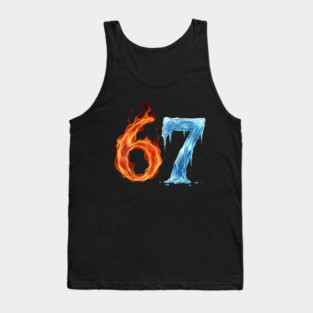 67 Birthday Age, for the Sixty Seven Years Old Tank Top