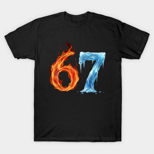 67 Birthday Age, for the Sixty Seven Years Old T-Shirt by ArtistTee ⭐⭐⭐⭐⭐