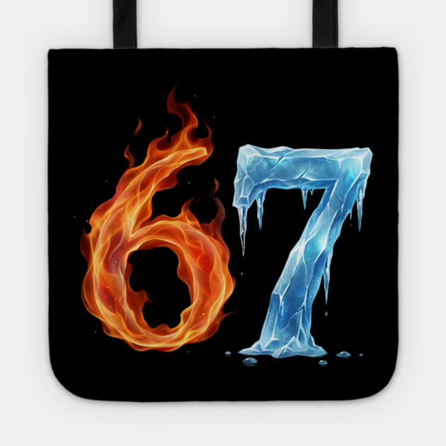 67 Birthday Age, for the Sixty Seven Years Old Tote by ArtistTee ⭐⭐⭐⭐⭐