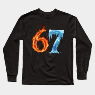 67 Birthday Age, for the Sixty Seven Years Old Long Sleeve T-Shirt