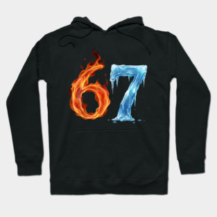 67 Birthday Age, for the Sixty Seven Years Old Hoodie