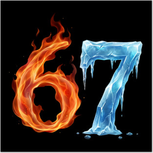 67 Birthday Age, for the Sixty Seven Years Old Posters and Art