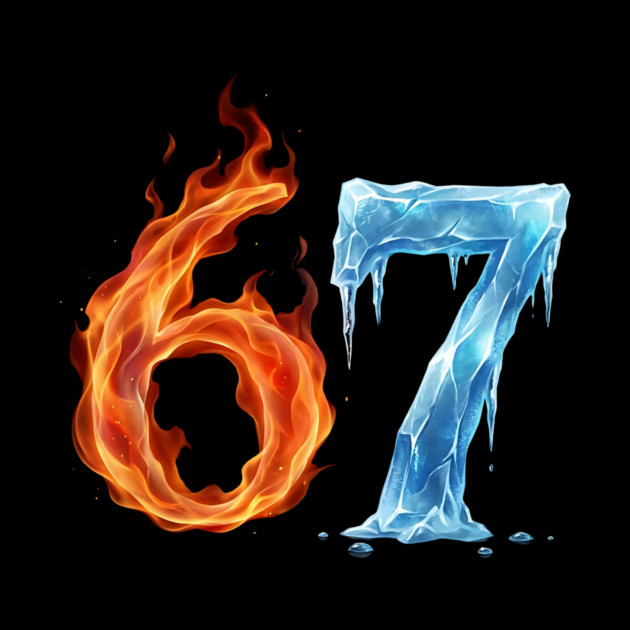 67 Birthday Age, for the Sixty Seven Years Old by ArtistTee ⭐⭐⭐⭐⭐