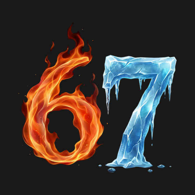 67 Birthday Age, for the Sixty Seven Years Old by ArtistTee ⭐⭐⭐⭐⭐