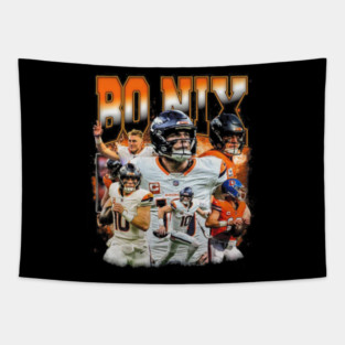 Bo Nix Bootleg Collage Tapestry