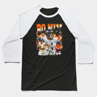 Bo Nix Bootleg Collage Baseball T-Shirt