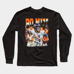 Bo Nix Bootleg Collage Long Sleeve T-Shirt