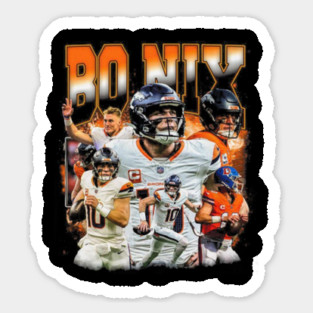 Bo Nix Bootleg Collage Sticker