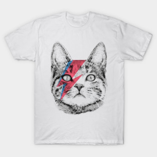 David Bowie cat T-Shirt