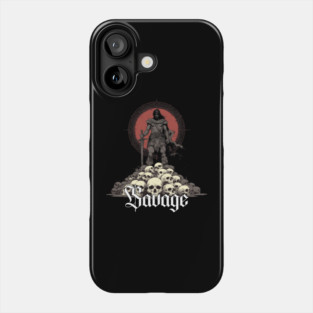 SAVAGE Sword Conan Cimmeria Barbarian Robert E. Howard Hyborian Crom Skulls Phone Case