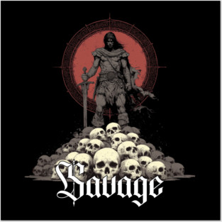 SAVAGE Sword Conan Cimmeria Barbarian Robert E. Howard Hyborian Crom Skulls Posters and Art