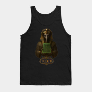 The Emerald Tablets Of Thoth the Atlantean, Ancient Egypt Alchemy, Hermetic Occult, Atlantis Tank Top