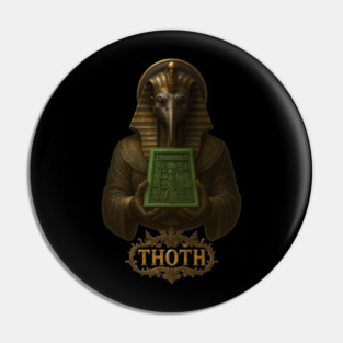 The Emerald Tablets Of Thoth the Atlantean, Ancient Egypt Alchemy, Hermetic Occult, Atlantis Pin