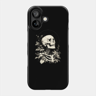 Corpus Hermeticum - Nature of the Corruptible Body, Divine Spirit of Man, Occult Woodcut Phone Case