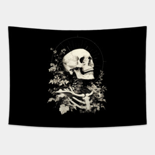 Corpus Hermeticum - Nature of the Corruptible Body, Divine Spirit of Man, Occult Woodcut Tapestry