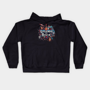 Legends Of Rock Kids Hoodie