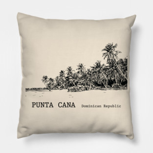 Punta Cana Dominican Republic - Back Pillow